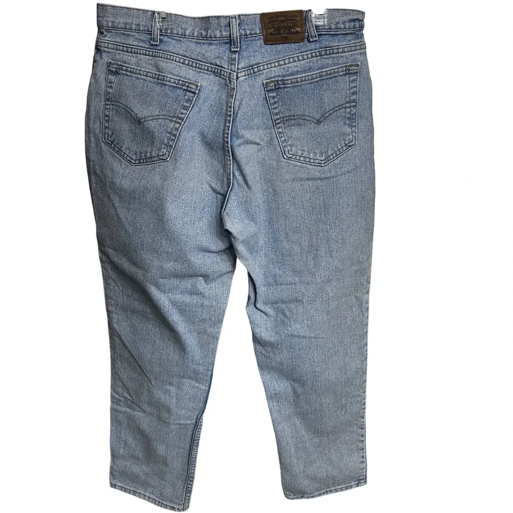 Vintage Levi Strauss 545 Jeans W38 L30‎ Light Wash Loose Fit Denim Pants